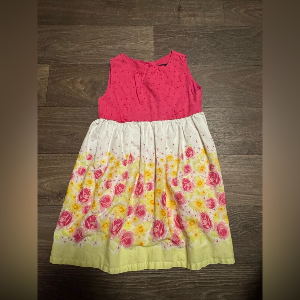 Penny M Pink Floral Dress Size 3T
